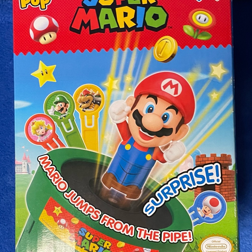 2023 Pop Up Super Mario Game, Ages 4+, 2-4 players